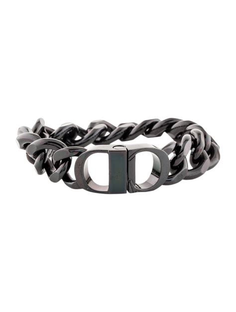 dior homme silver bracelet|christian Dior men's bracelet.